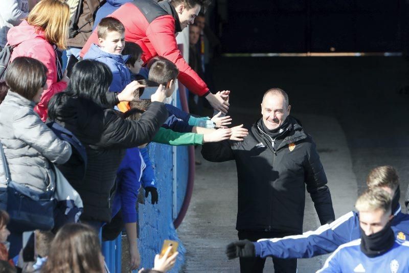 Partido de entrenamiento del Real Zaragoza en La Romareda