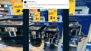 Nova estafa: De’Longhi no ven cafeteres per dos euros