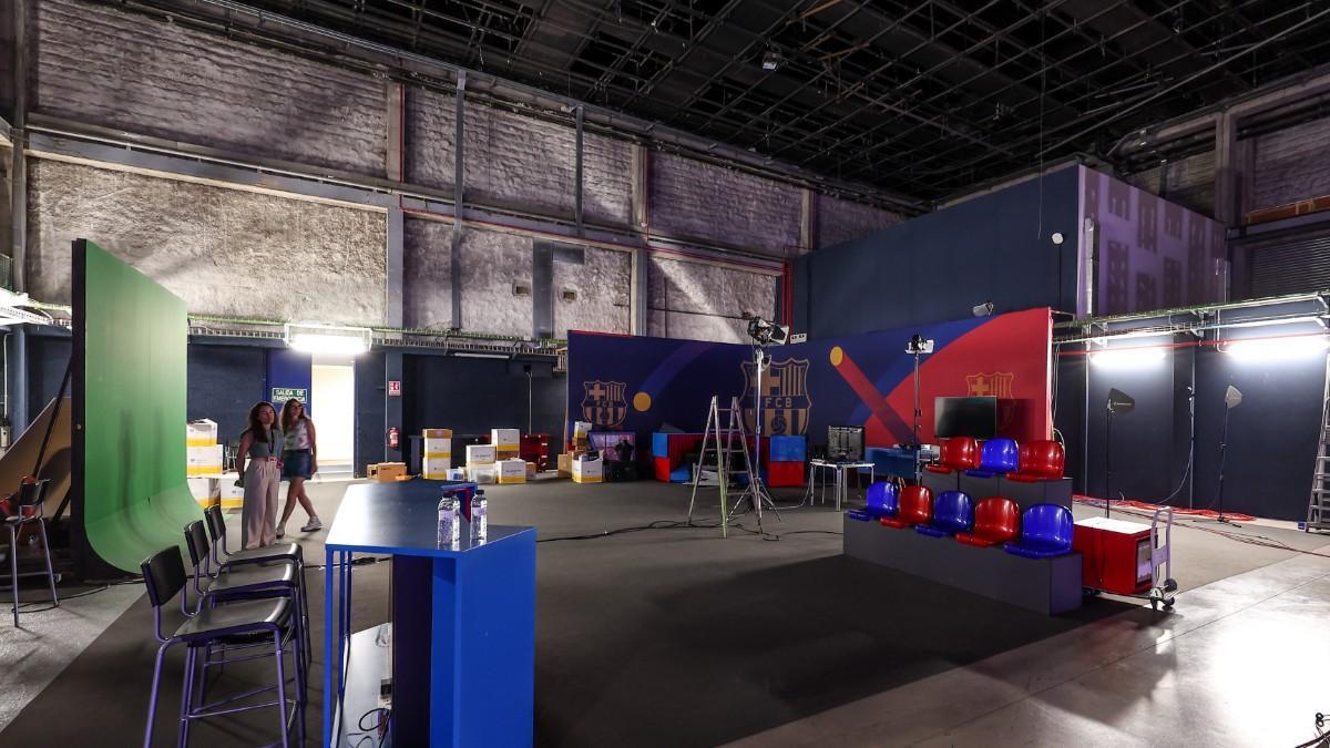 Barça Studios cuenta con platós amplios