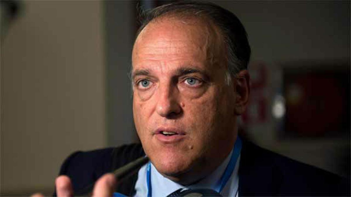 Tebas: "Hay demasiado victimismo en el Real Madrid"