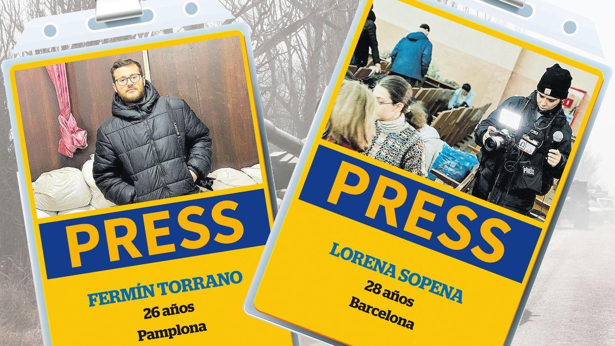 Reporteros de guerra de la generación Twitter: &quot;Me costeé el viaje trabajando de teleoperador&quot;.