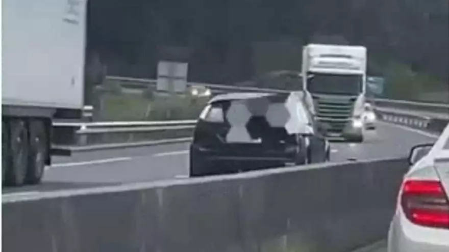 Interceptan un coche en sentido contrario por la autovía del Barbanza