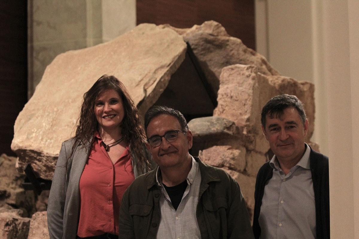 Los tres investigadores de la UMA que han participado en la investigación del ADN púnico, publicada por Nature
