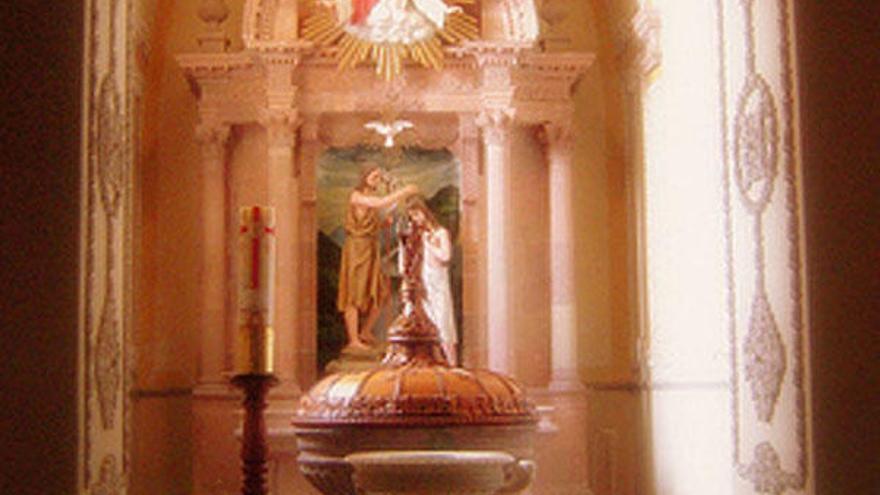 Pila bautismal de San Miguel de Allende, en el estado de Guanajuato.