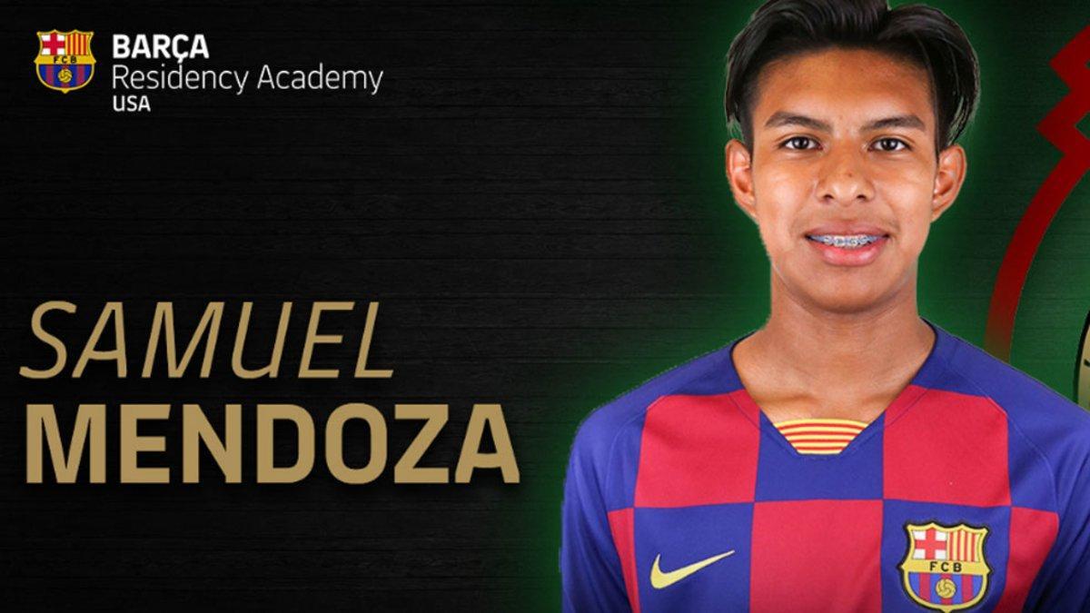 Samuel Mendoza, joven promesa del fútbol mexicano