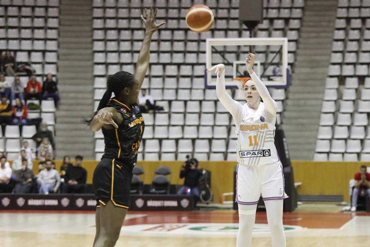 Girona. Pavello Fontajau. Partit basquet Spar UniGirona Galatasaray. Eurolliga.