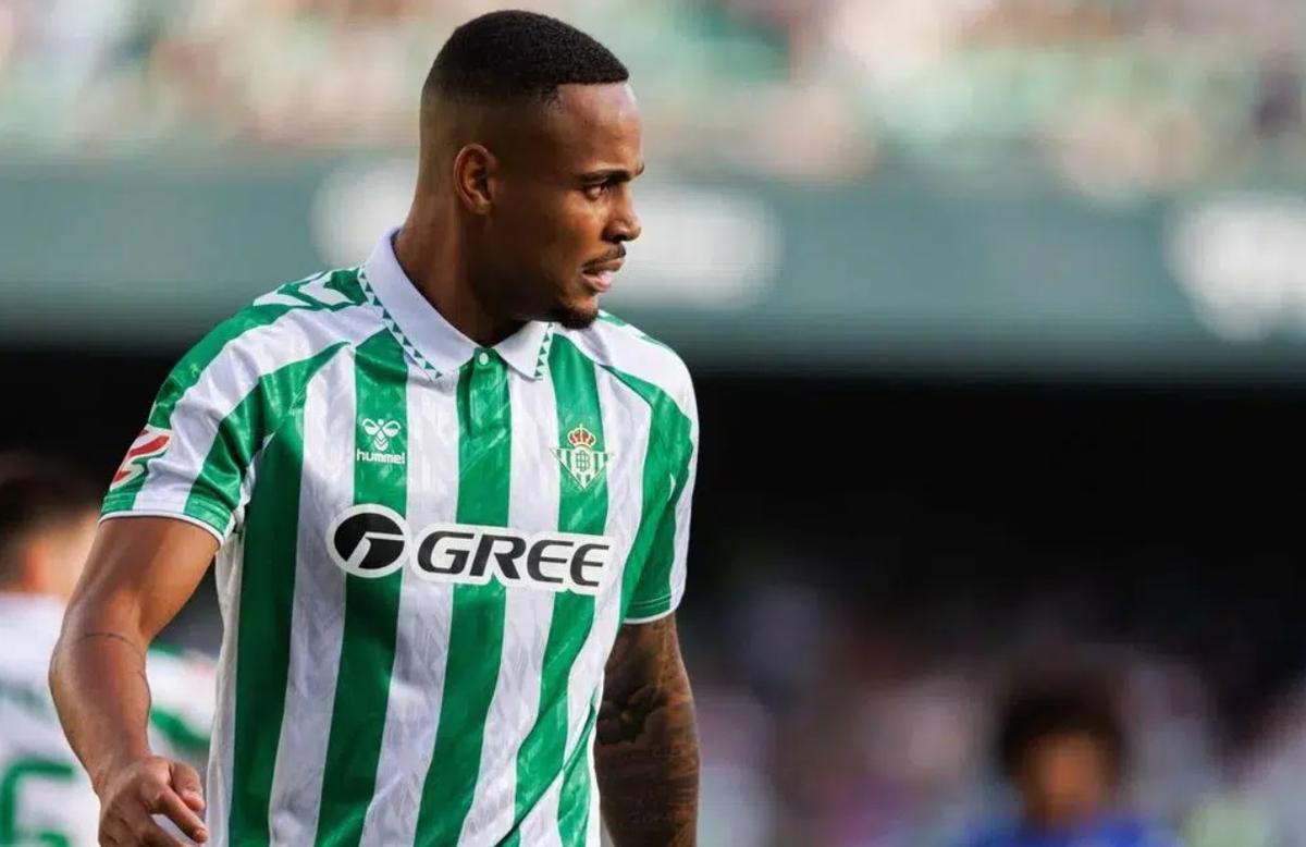 Natan, defensa central del Betis, que no podrá jugar contra el Valencia CF