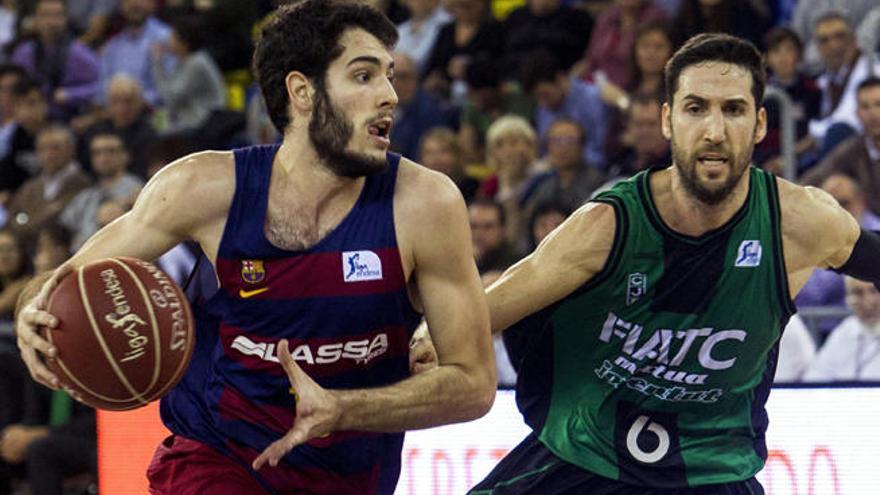 Abrines, en un partido ante el Joventut.