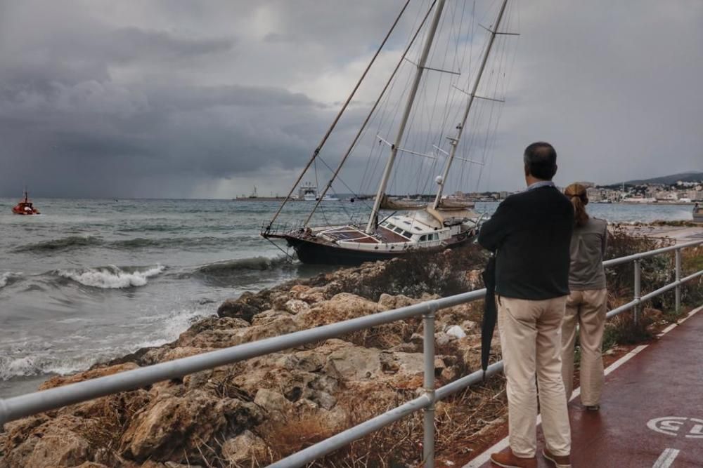 Schiffbruch vor Palma de Mallorca