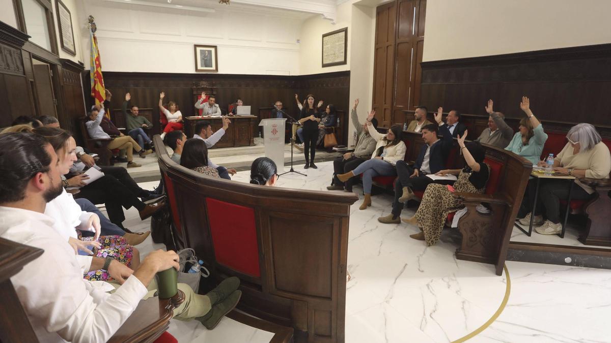 Votación plenaria en una reciente sesión.