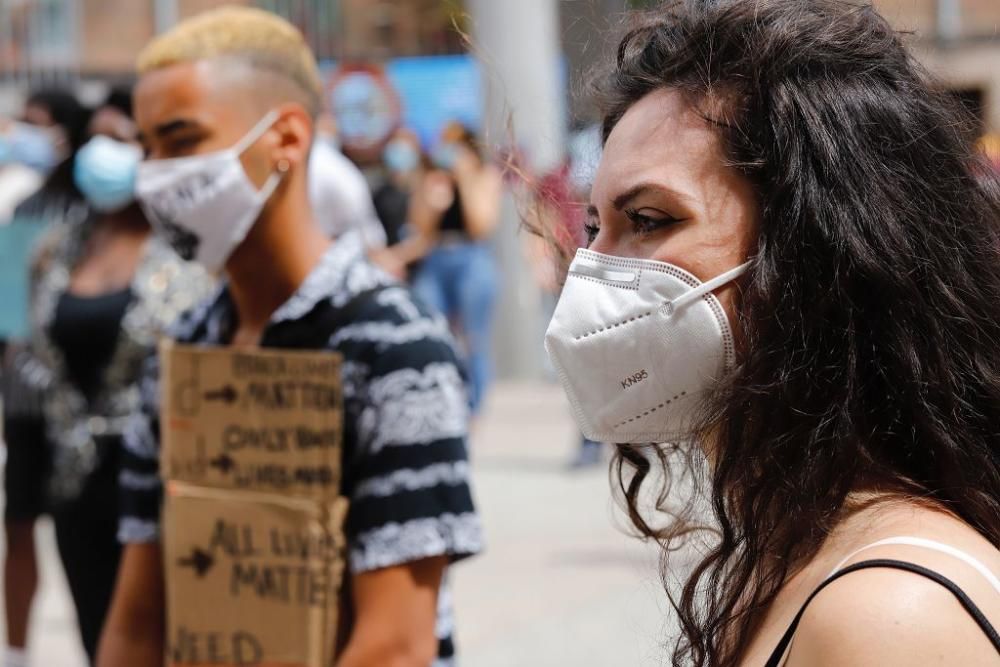 Protesta contra el racismo en Murcia