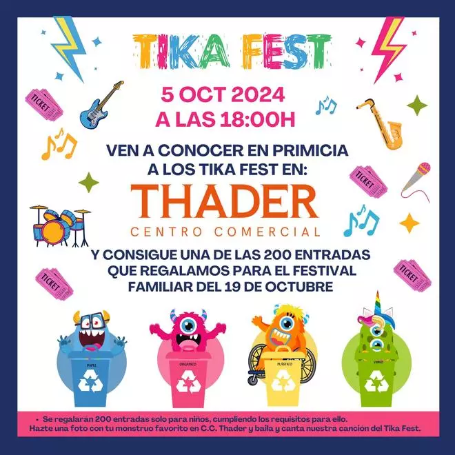 Thader se une al festival familiar de música, arte y sostenibilidad