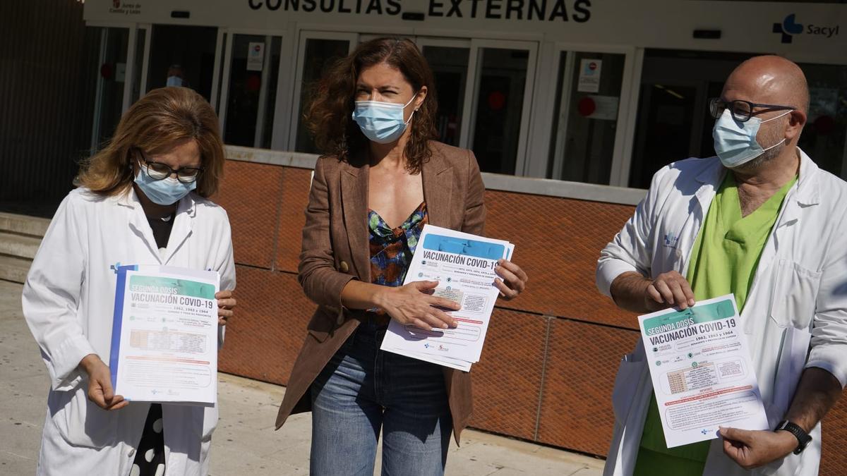 Clara San Damián presenta la nueva campaña de vacunación para la próxima semana.
