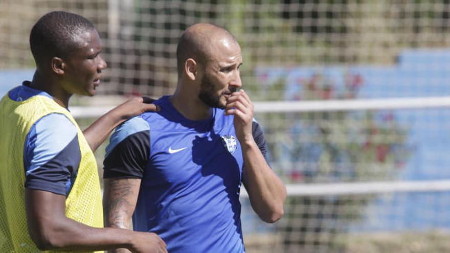 Rafael Martins en el entrenamiento