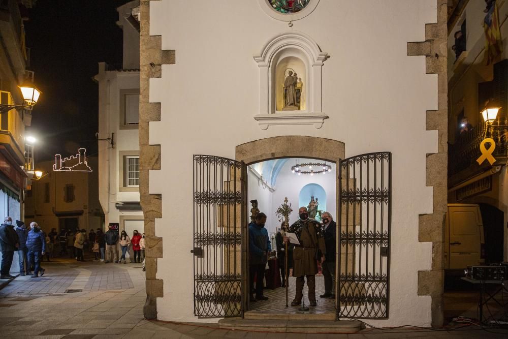 Arribada del Pare Pelegrí a Tossa de Mar