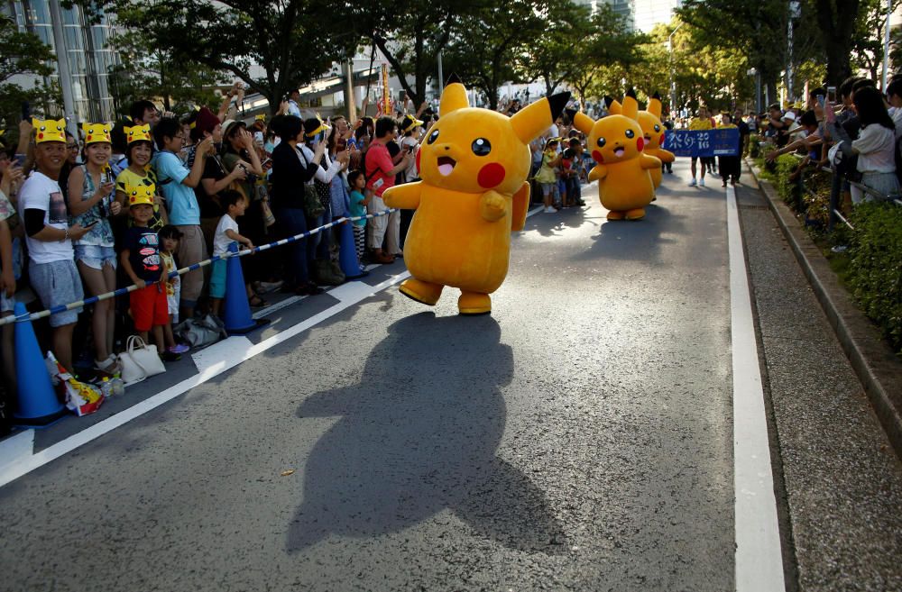 Més de mil Pikachus desfilen pels carrers de Yokohama