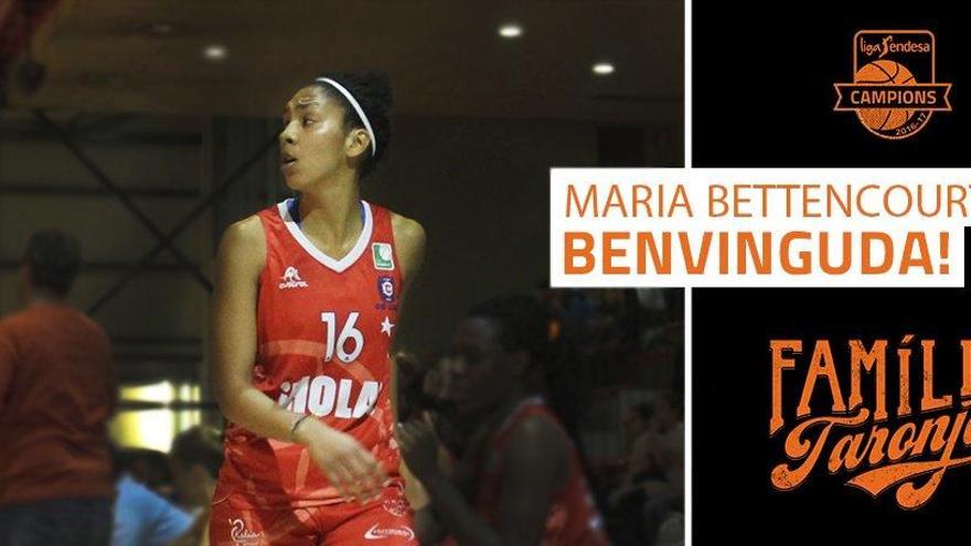 Maria Bettencourt, nuevo fichaje del Valencia Basket