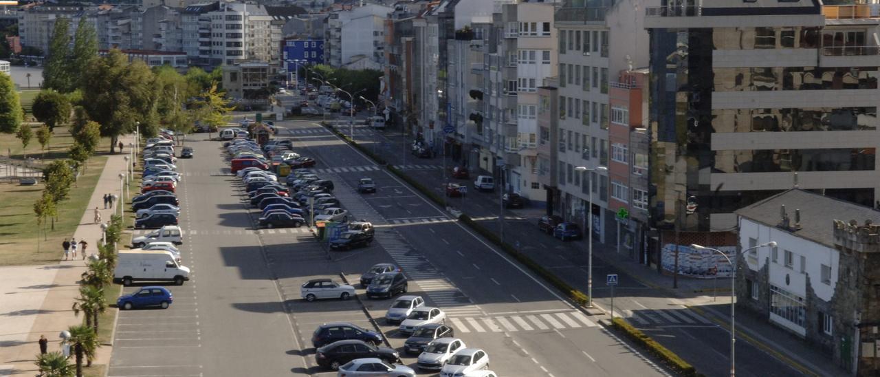 Avenida da Mariña, en Sada