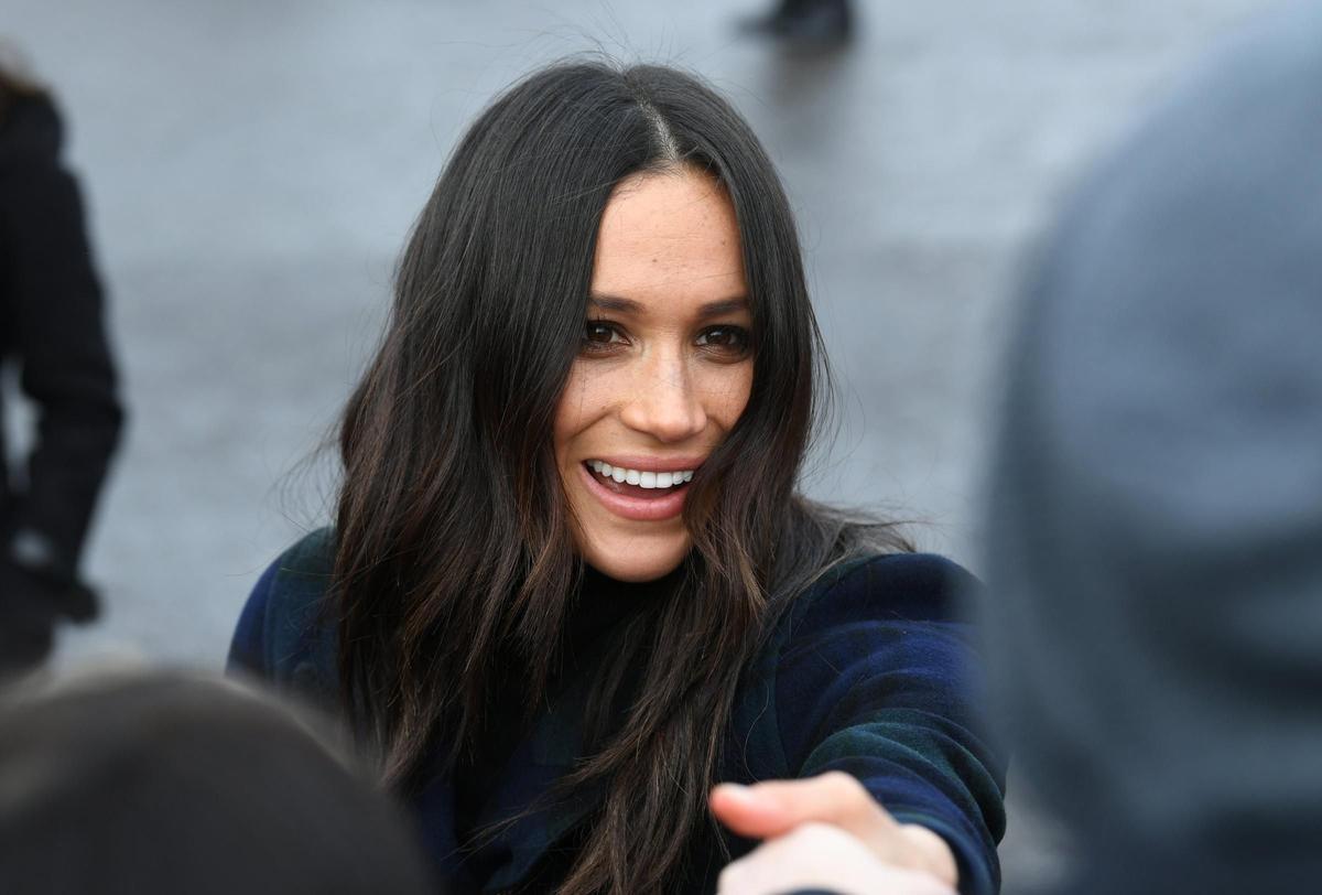 Meghan Markle en su visita a Edimburgo