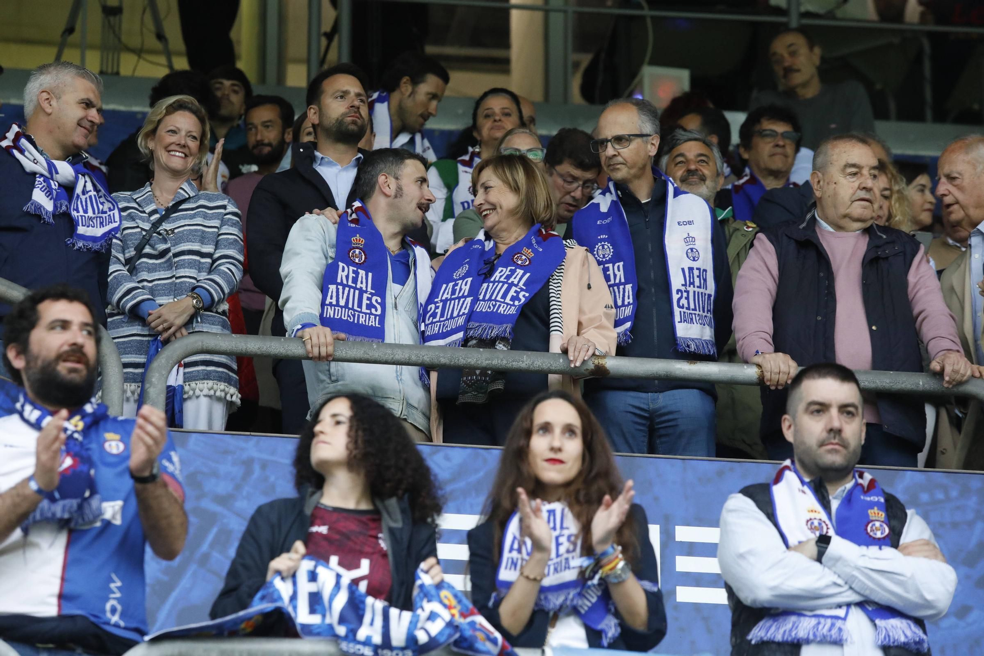 EN IMÁGENES: La final por el ascenso entre Avilés y Rayo Majadahonda vivida en el Suárez Puerta