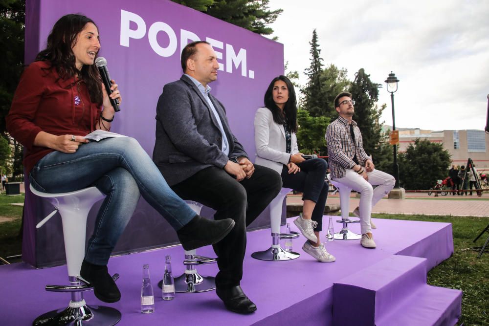 Acto central de Podemos en Alcoy