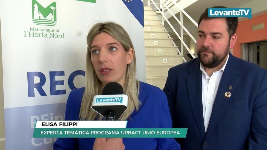 La Mancomunitat l’Horta Nord ha rebut als representants europeus del projecte URBACT ReCUP
