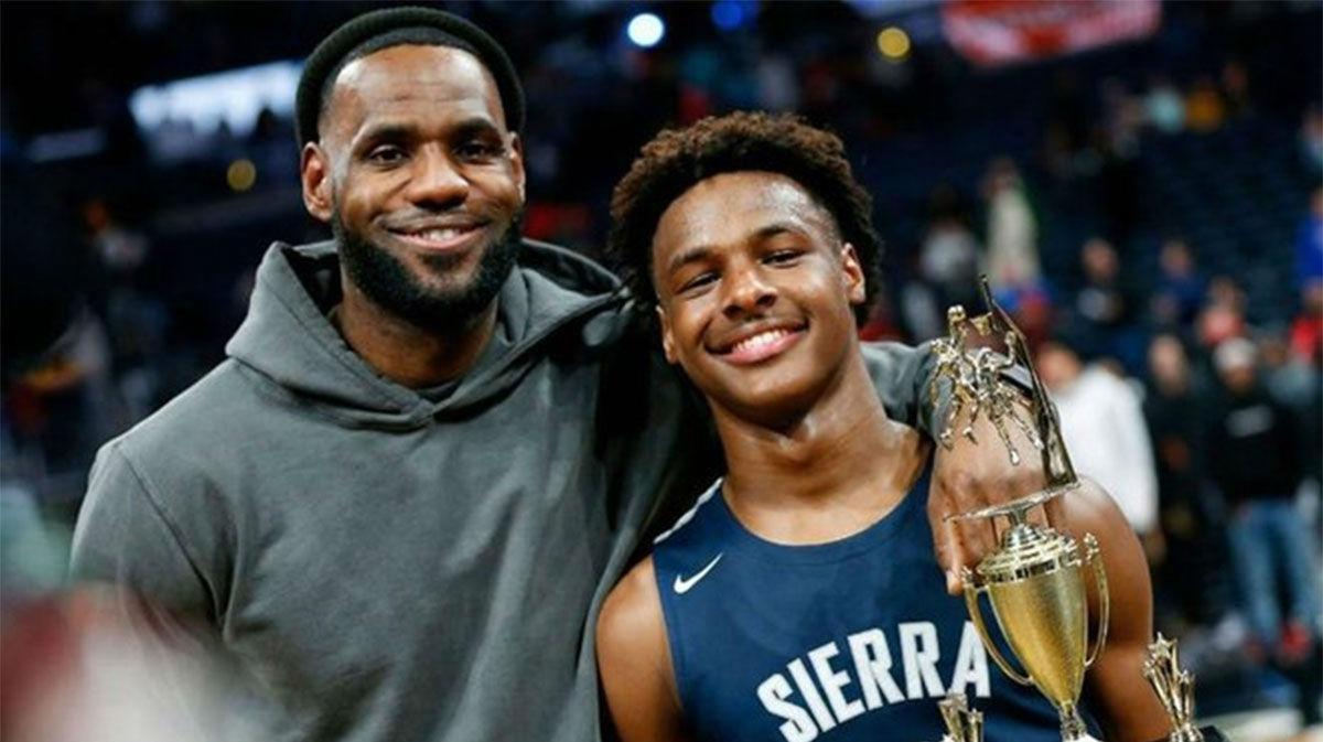 LeBron: Jugar en la NBA junto a mi hijo es mi mayor deseo