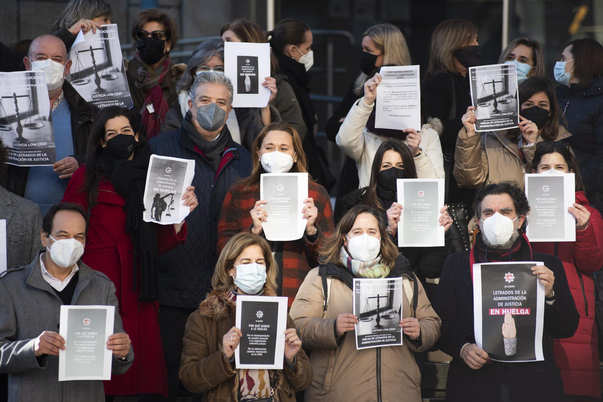 Jornada de huelga de Letrados de la Administración de Justicia