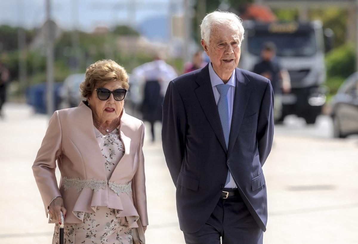 El matrimonio en 2022, en Palma, el día que recibió el premio Reino de España a la Trayectoria Empresarial