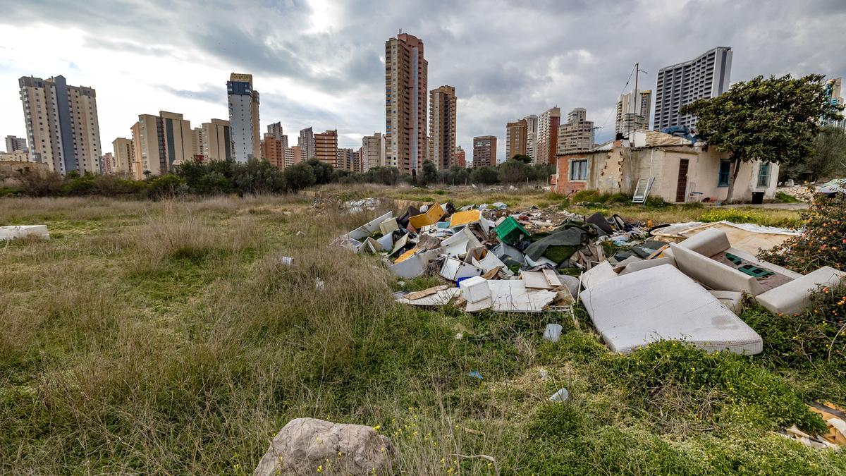 Parte de los terrenos que componen el plan parcial Ensanche Levante, que tiene una superficie de casi 600.000 metros cuadrados.