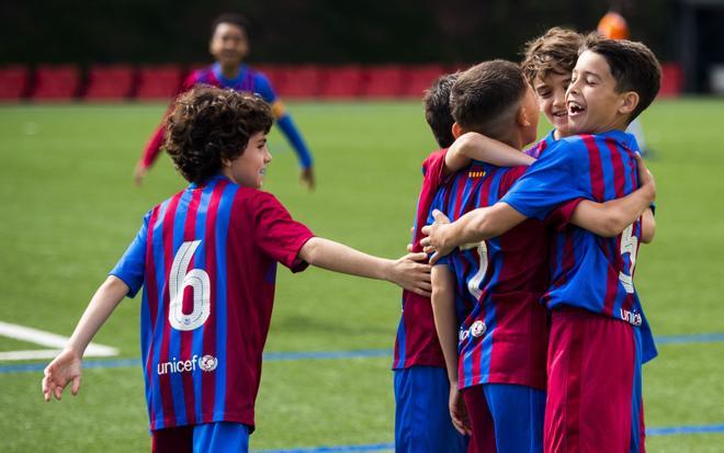 Así festejó el Benjamín A su título liguero