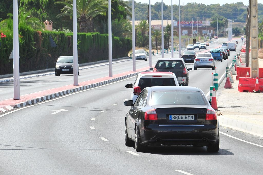 La carretera Elche-Santa Pola (CV-865) abre un tramo más de