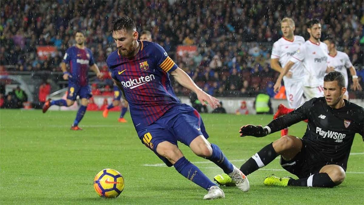 Leo Messi, delantero del FC Barcelona