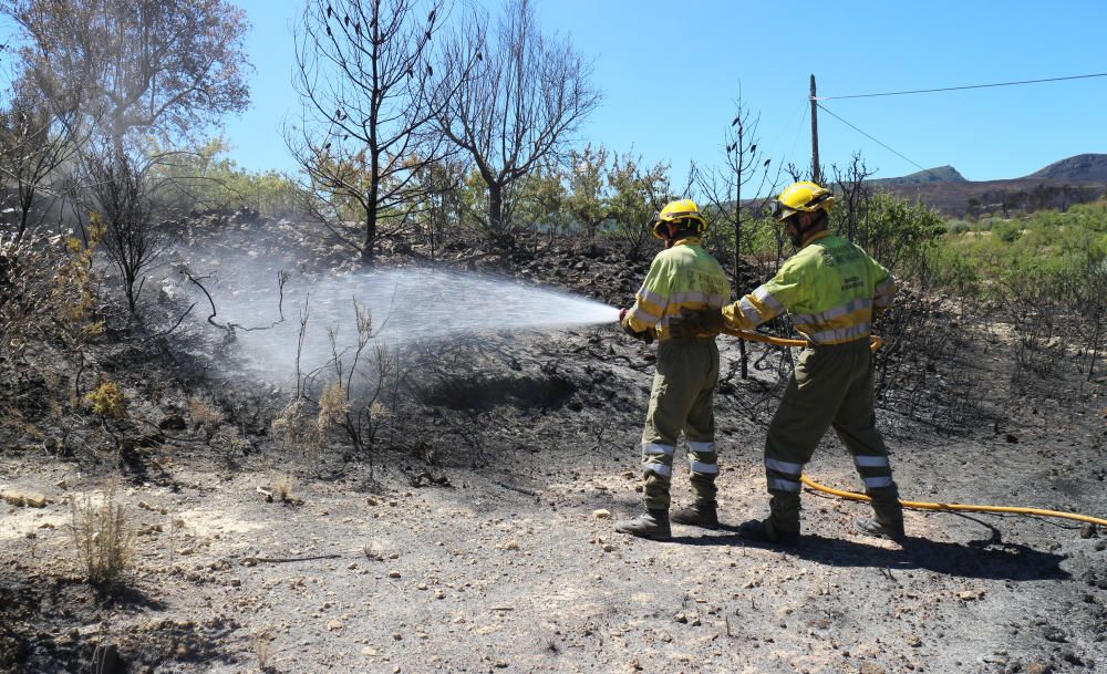 El desolador paisaje de la Calderona tras el incendio