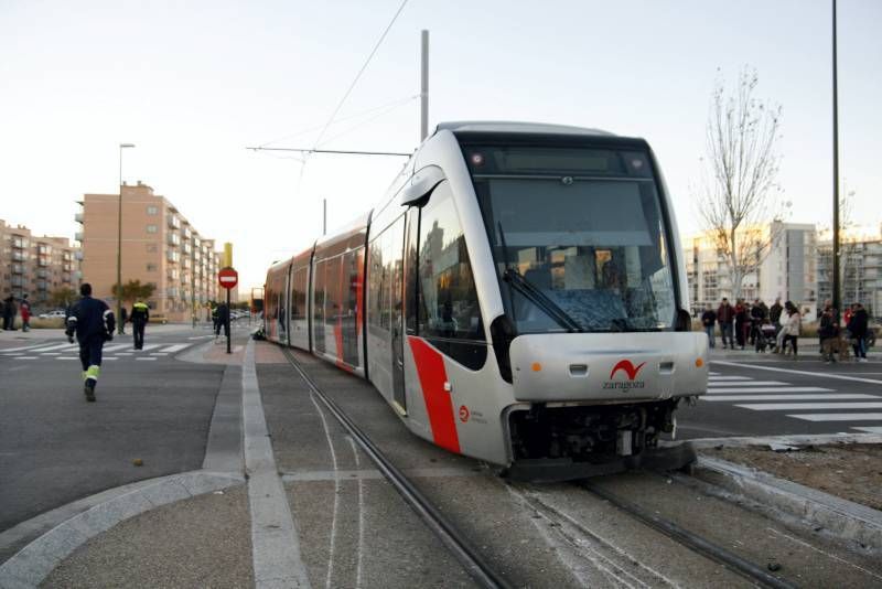 Fotogalería: Accidente del tranvía de Zaragoza