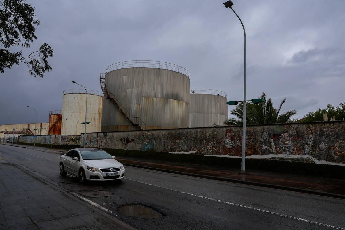 Vista de los depósitos a finales de enero.