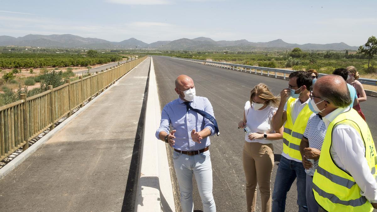 Visita a las obras de la Variante de Bétera