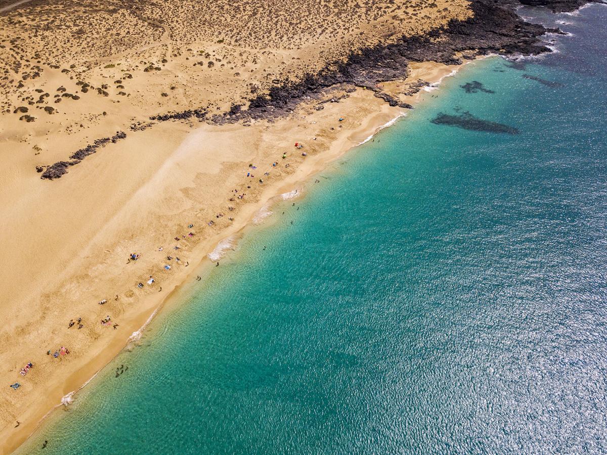 La playa de las Conchas.
