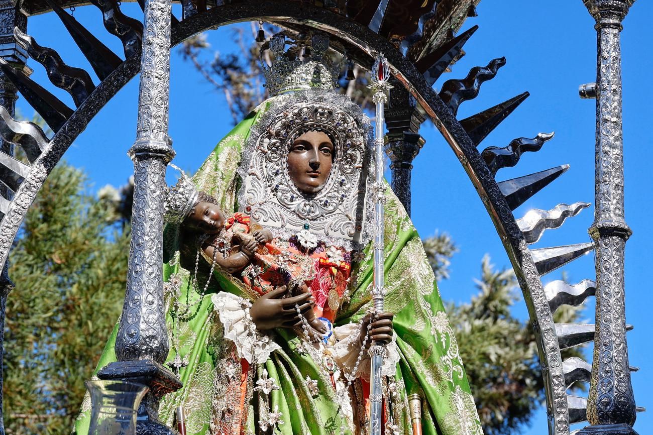 La 'Morenita' visita el Hospital de Nuestra Señora de La Candelaria