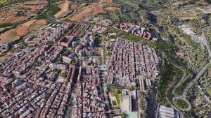 Vista aérea de Sabadell.