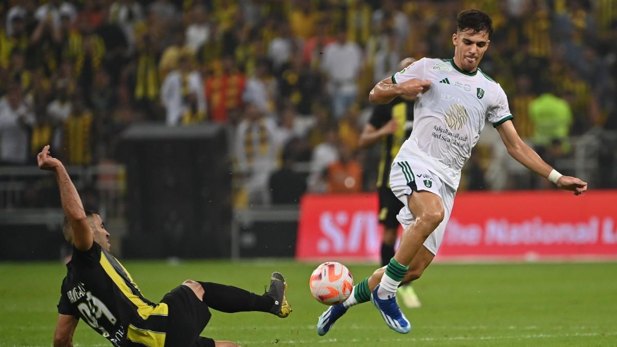 Gabri Veiga, en un partido en Arabia con el Al-Ahli