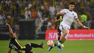 Gabri Veiga, en un partido en Arabia con el Al-Ahli