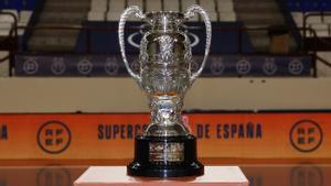 El trofeo de la Supercopa de España de fútbol sala