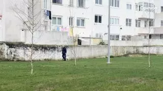 Los vecinos del Agra do Orzán estrenan el parque del Observatorio en A Coruña