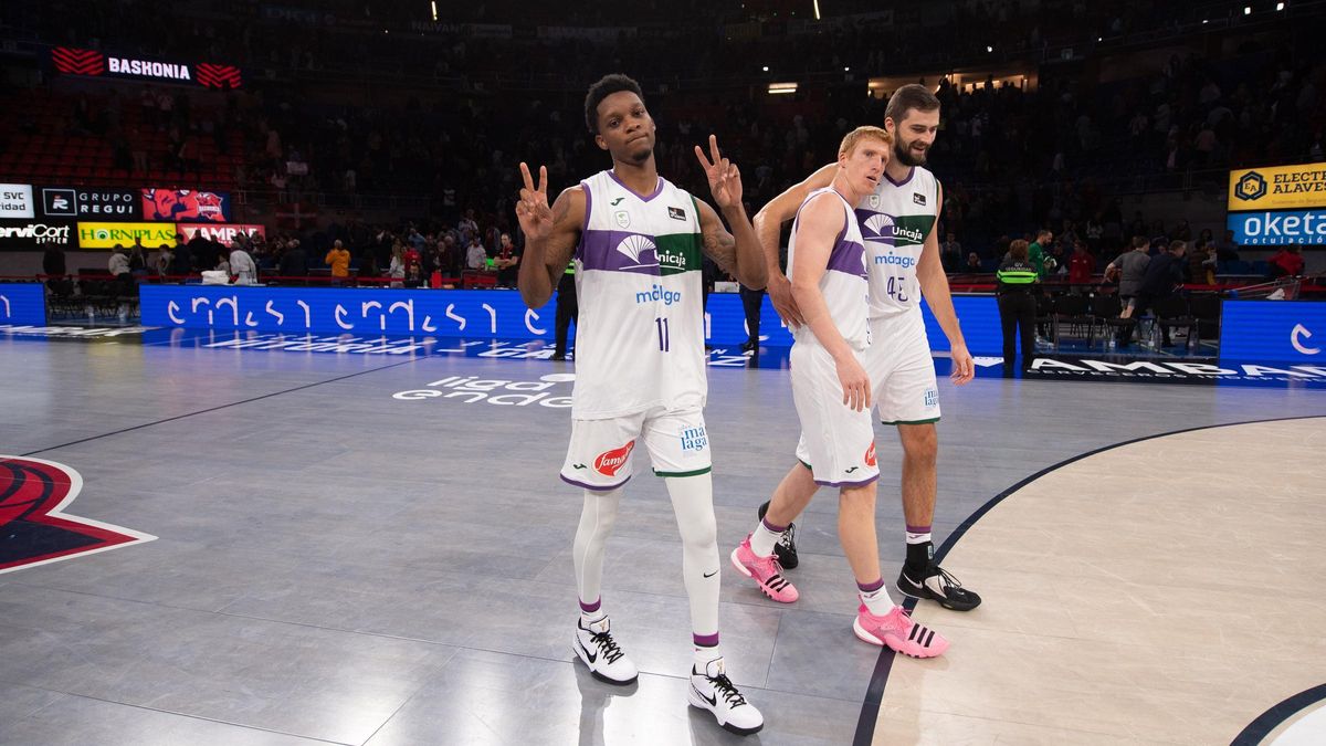 El Unicaja ganó este domingo en Vitoria.