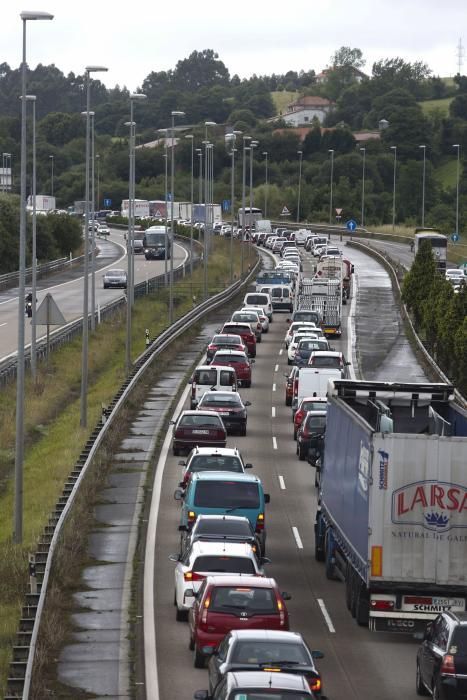 Obras en la autopista "Y" a la altura del Montico