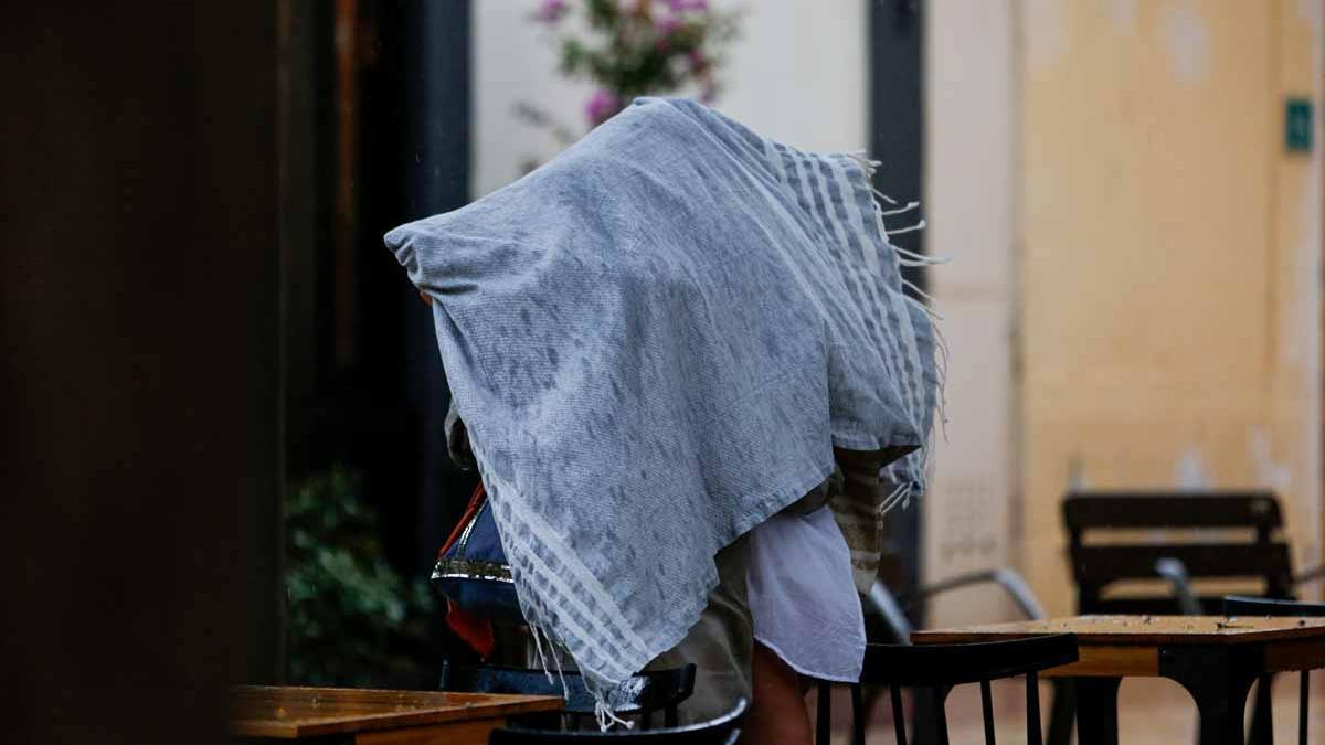 Imágenes de la lluvia torrencial en Ibiza y Formentera