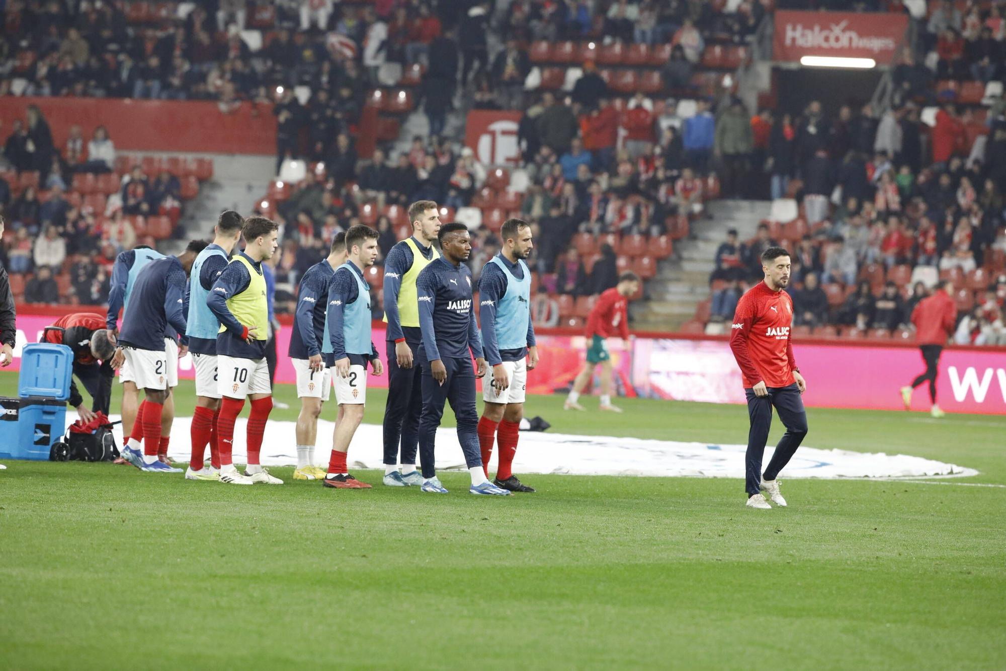 Así fue el partido entre el Sporting y el Racing de Ferrol