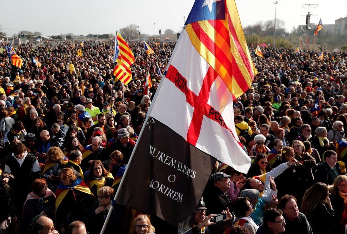 Acte de Carles Puigdemont a Perpinyà
