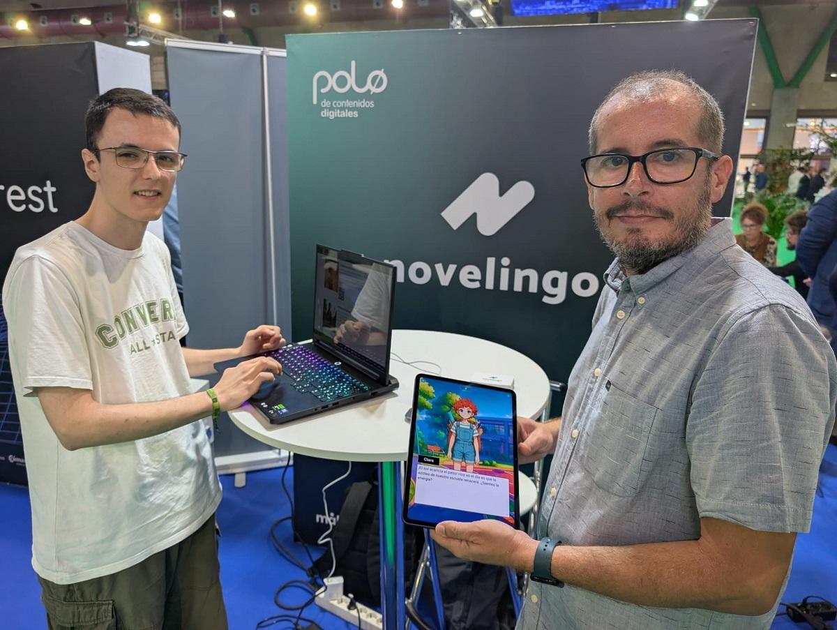 Alejandro Fernández y Daniel Cañete, CEO de la malagueña Novelingo.